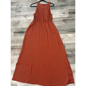 Rachel Zoe Maxi Dress Sleeveless Casual Party Dress Rust Size 10